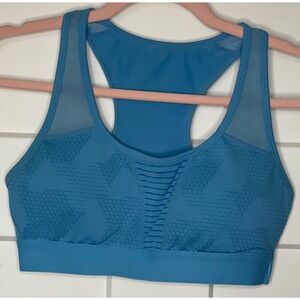 Zyia Active Sky Blue Bomber 2 Sports Bra Size‎ Small